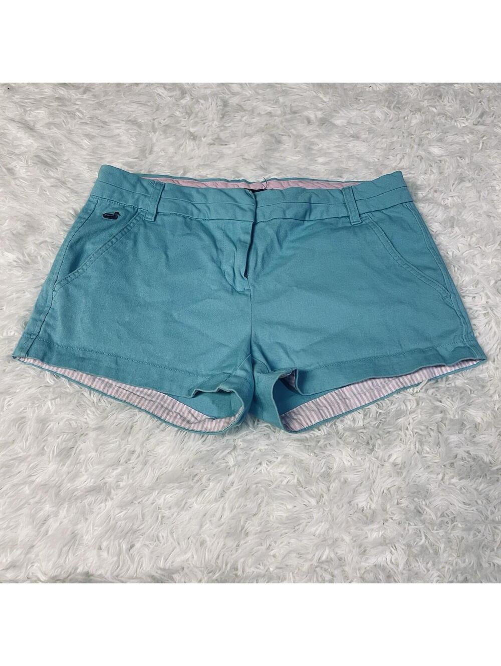 Southern Marsh Blue w/ Pink Trim Shorts Women’s 2